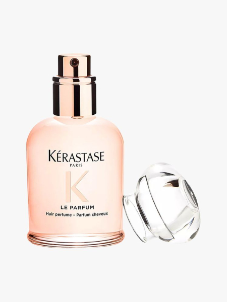 K&eacute;rastase Gloss Absolu Hair Perfume in branded component on a light gray background